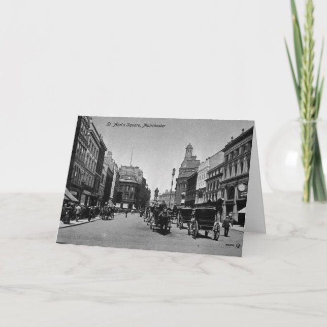 Carte St. Ann's Carré, Manchester, vers 1910 (Devant)
