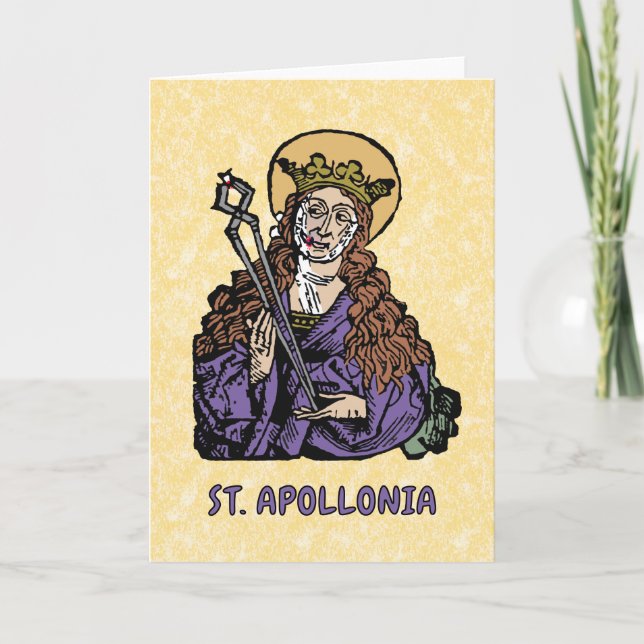 Carte St. Apollonia avec dent pullée (Nuremberg) (Devant)