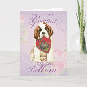 Carte St. Bernard Heart Maman