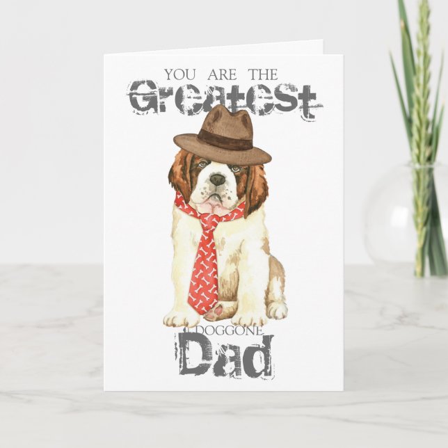 Carte St. Bernard Papa (Devant)
