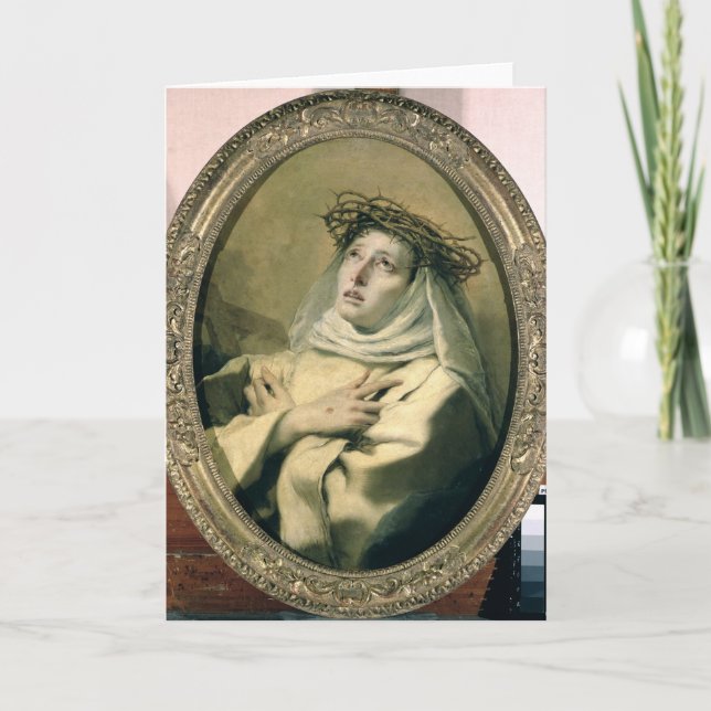 Carte St Catherine de Sienne, c.1746 (Devant)