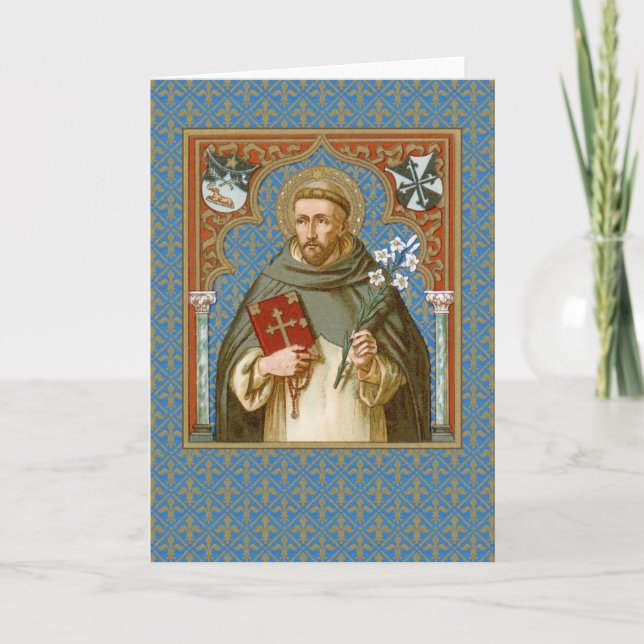 Carte St. Dominic de Guzman (BK 011) Salutation blanche (Devant)