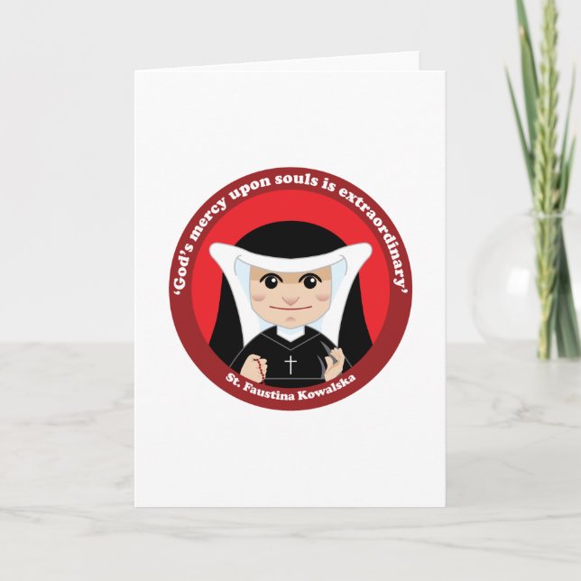 Carte St. Faustina Kowalska (Devant)