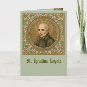 Carte St. Ignatius Loyola (BK 050) Salutation/note blanc