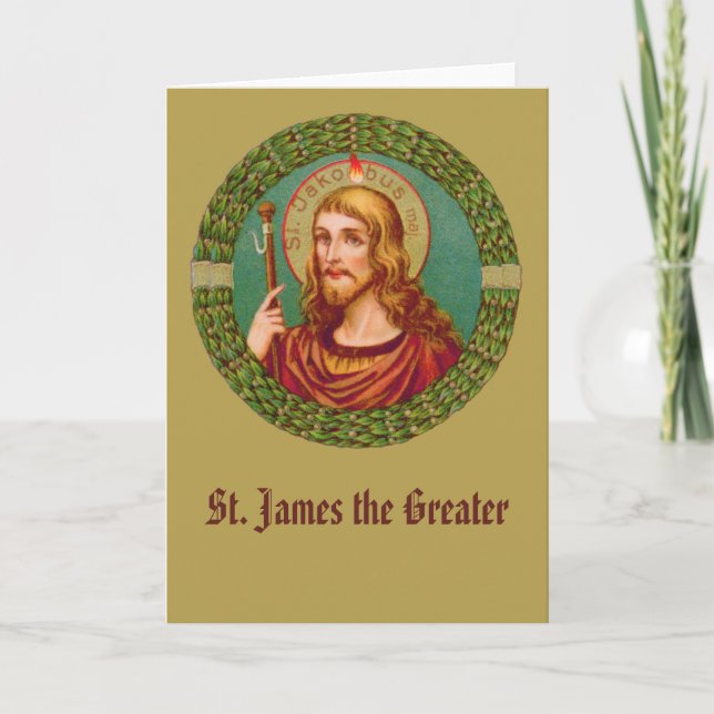 Carte St. James le Grand (JMAS04) Salutation blanche (Devant)