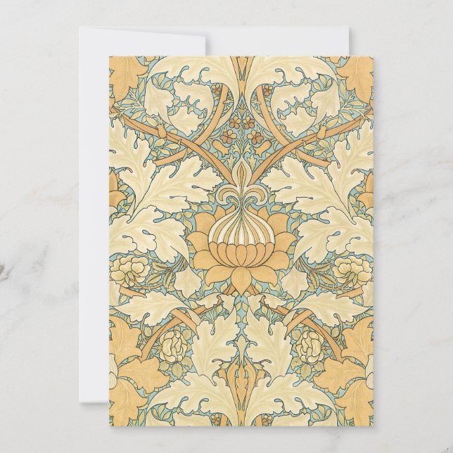 Carte St. James par William Morris, feuilles d'acanthe (Devant)