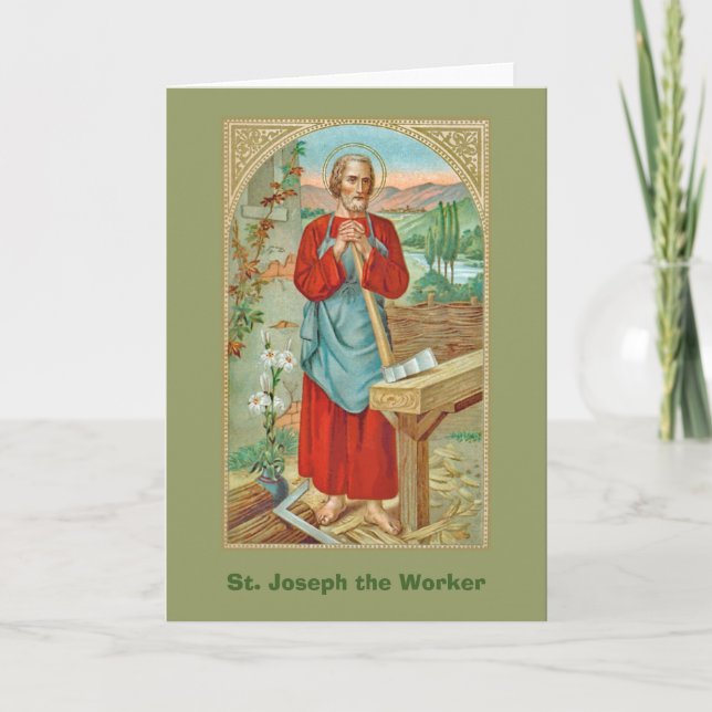 Carte St. Joseph le travailleur (BK 31) (Devant)