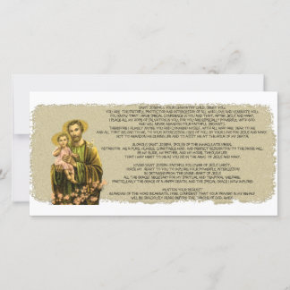 Carte St Joseph Novena