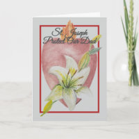Carte St. Joseph Protégez Notre Papa | Fête des Pè