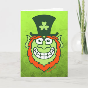 Carte St Paddy's Day Naughty Leprechaun