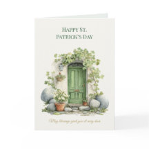 St Patrick’s Day Irish Luck Shamrock Greeting Card