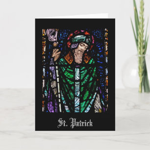 Carte St. Patrick Verre tendu