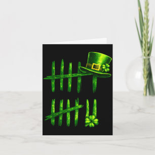 Carte St patrick's day drôle six sept mème 67 6 7 garçon