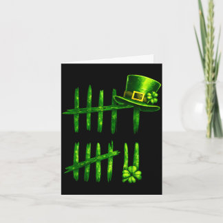 Carte St patrick's day drôle six sept mème 67 6 7 garçon