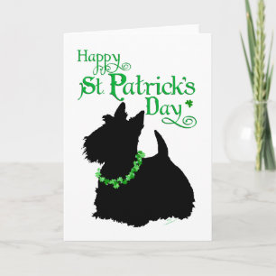 Carte St Patrick's Day Scottish Terrier