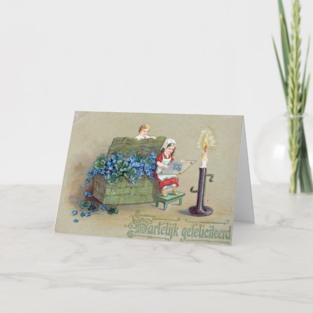 Carte St Patrick's vintage (Devant)