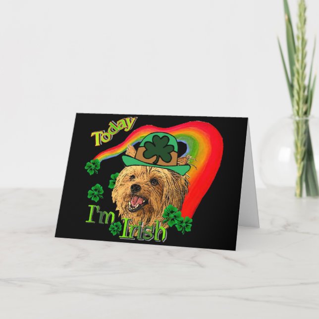 Carte St. Patrick's Yorkshire Terrier (Devant)