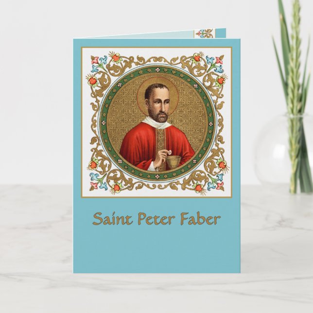 Carte St. Peter Faber (BK 051) Salutation/note blanche (Devant)