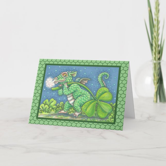 CARTE ST. PETIT DRAGON IRLANDAIS DE PATRICK (Devant)