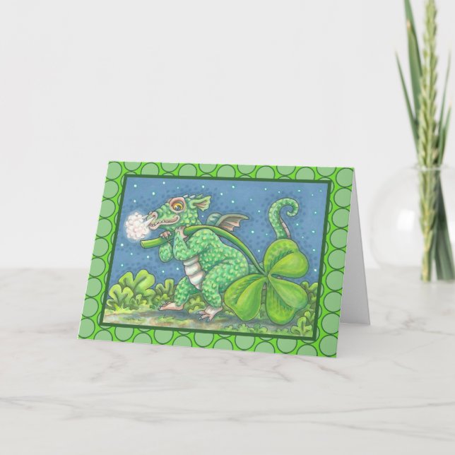 CARTE ST. PETIT DRAGON IRLANDAIS DE PATRICK (Devant)