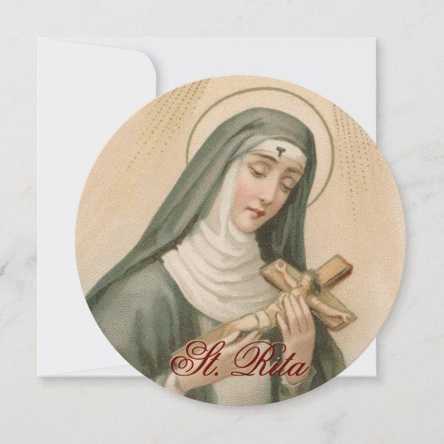 Carte St. Rita de Cascia (M 015) (Devant)