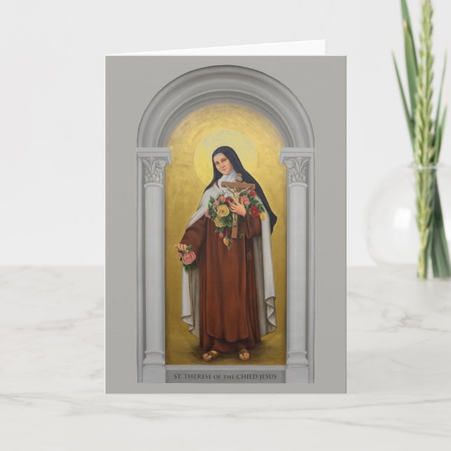 Carte St Therese de l'enfant Jésus Lisieux (Devant)