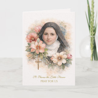 Carte St. Thérèse Holy Rosary “Everything is Grace”