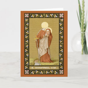 Carte St. Winifred du Pays de Galles (P 002)