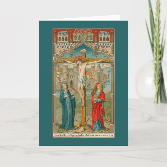 Carte Stabat Mater (SAU 22) Style 2 Voeux vierges (Devant)
