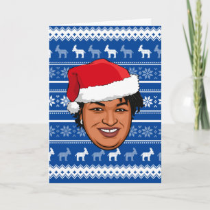 Carte STACEY ABRAMS Noël