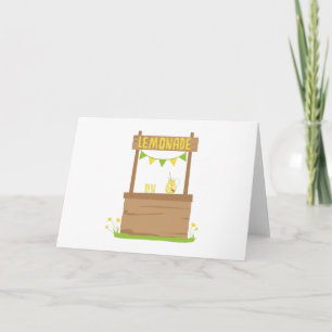 Carte Stand de citronnade
