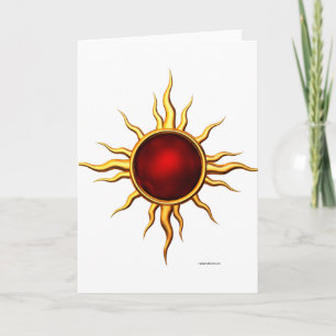 Carte Star Astral du Nouvel Âge : Ruby Sun