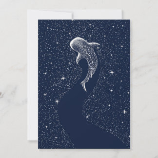 Carte Star Eater Navy | Shark Design | Funny Shark 