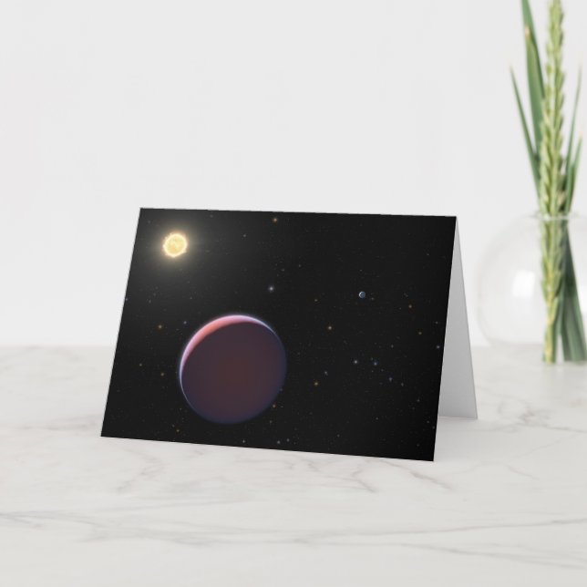 Carte Star Kepler 51 et Trois planètes géantes comme le  (Devant)