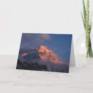 Carte Star Trail   Mt. Everest Tibet, China