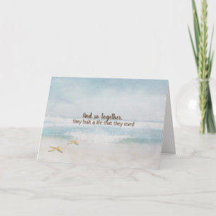 Carte Starfish mariage sur Ocean Beach