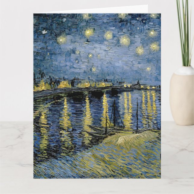 Carte Starry Night Vincent van Gogh (Devant)