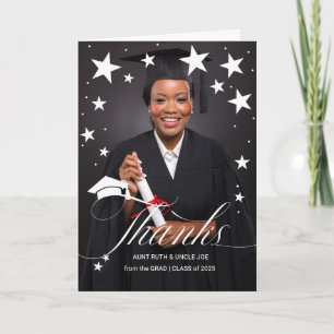 Carte Stars et Grad's Photo Grad Merci
