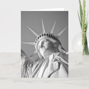 Carte Statue blanche noire de la Liberté