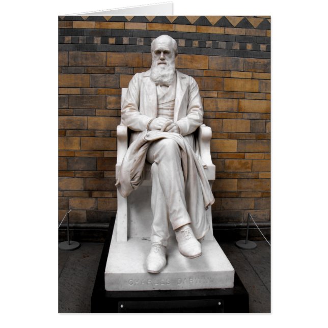 Carte Statue de Charles Darwin (Devant)