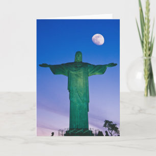 Carte Statue de Cristo Redentor  Rio de Janeiro Brésil