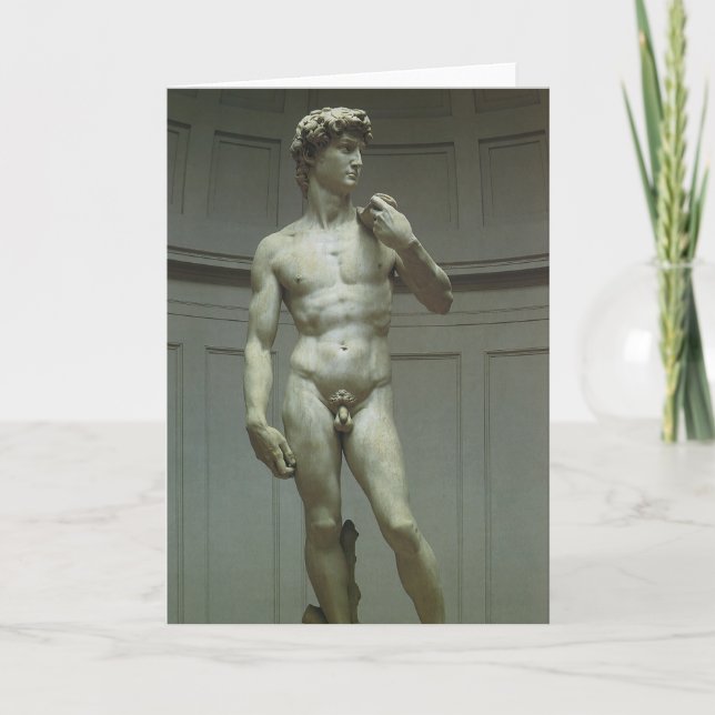 Carte Statue de David de Michel-Ange (Devant)