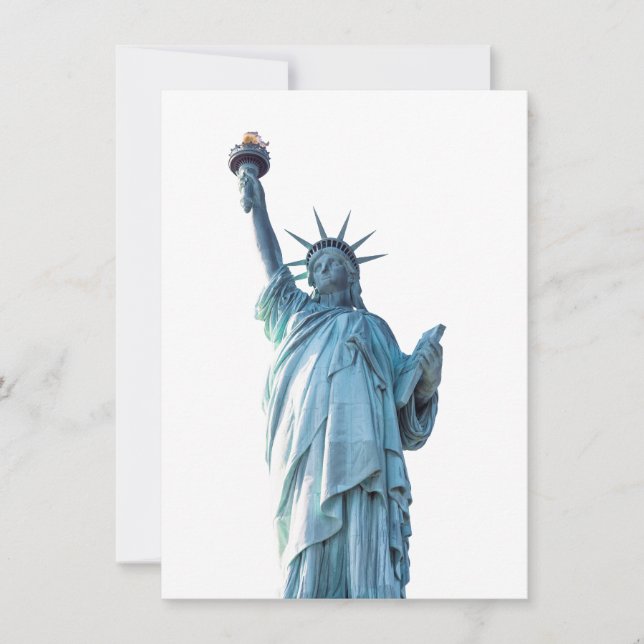 Carte Statue de la liberté (Devant)