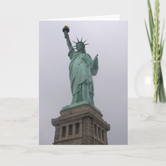 Carte Statue de la liberté (Devant)