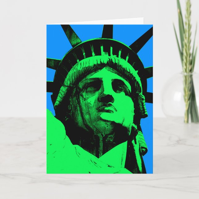 Carte Statue de la Liberté (Devant)