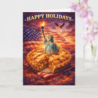 Statue de la Liberté, tarte aux pommes joyeuses fê