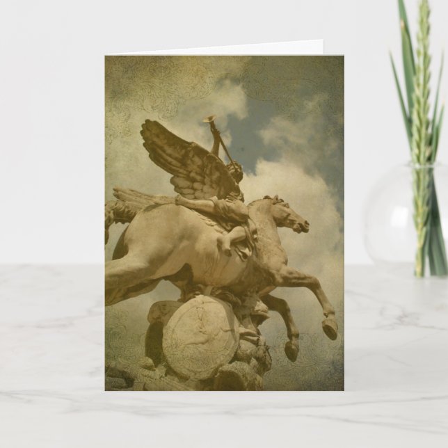 Carte Statue de l'ange et du cheval (Devant)
