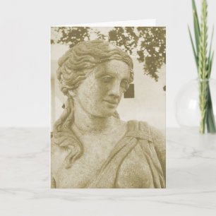 Carte Statue d'une dame, Washington, Iowa, Anniversaire