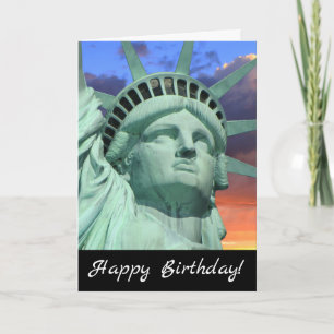 CARTE STATUT PERSONNALISABLE DE LIBERTÉ ANNIVERSAIRE