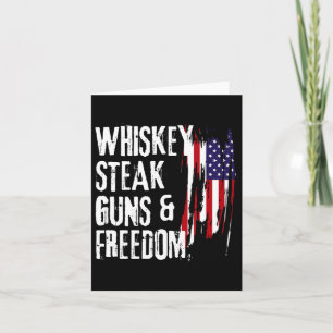 Carte Steak de Whisky Armes Et Liberté Cool Whisky Liber